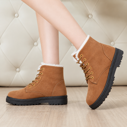Serafina | Women's Cozy Lace-Up Ankle Boots