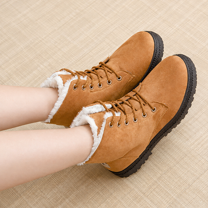 Serafina | Women's Cozy Lace-Up Ankle Boots