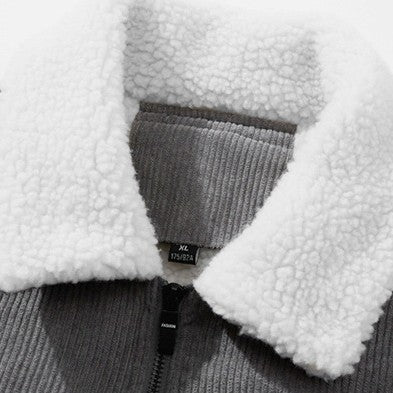 Enzo | Men's Corduroy Zip Jacket