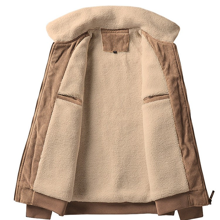 Enzo | Men's Corduroy Zip Jacket