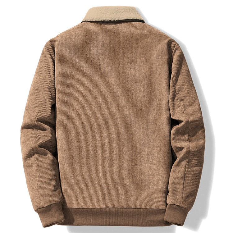 Enzo | Men's Corduroy Zip Jacket