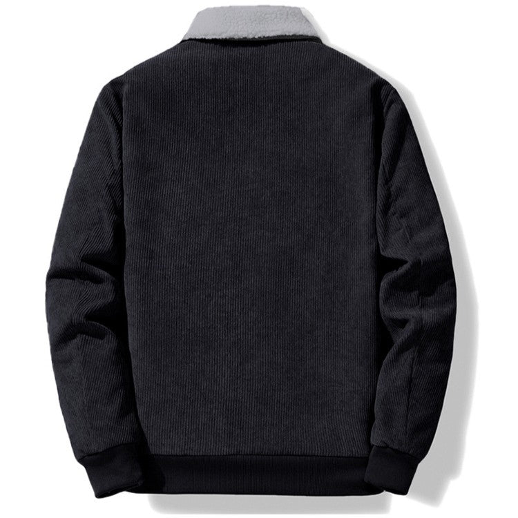 Enzo | Men's Corduroy Zip Jacket