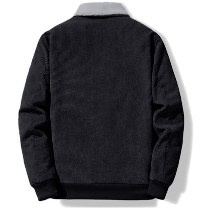 Enzo | Men's Corduroy Zip Jacket