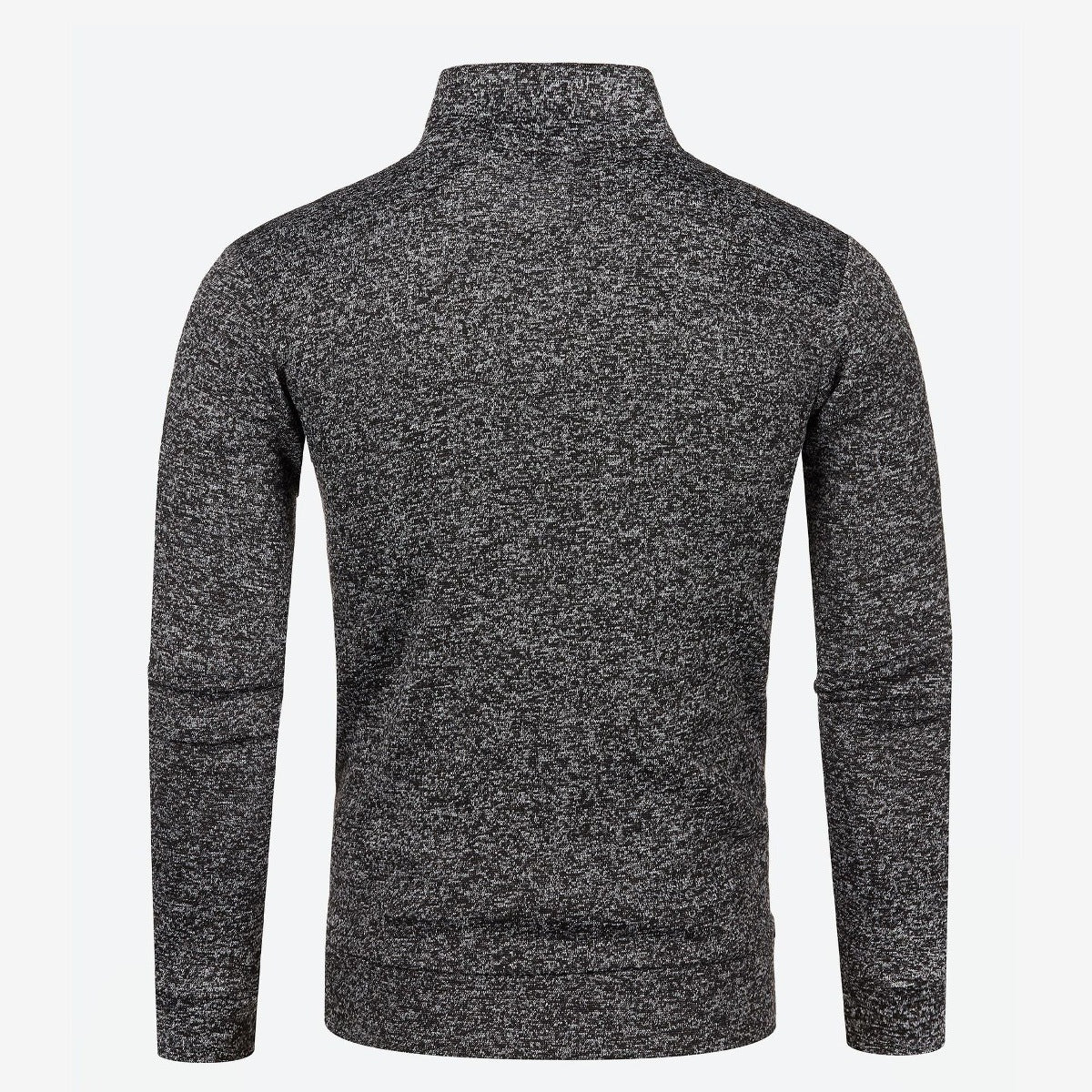 Matteo | Men's Stand Collar Zip Knit Jacket