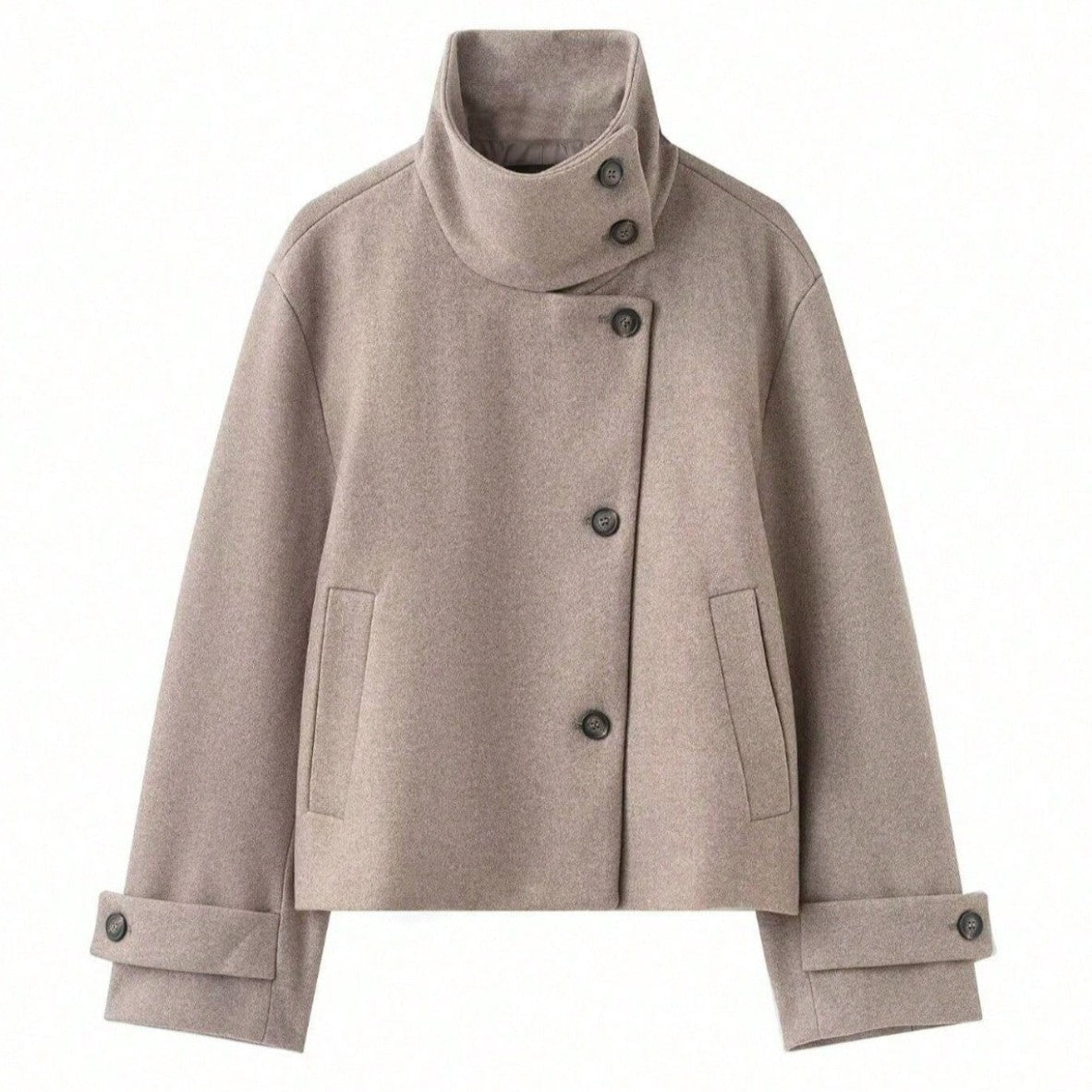 Lucia | Women's Stand Collar Short Jacket
