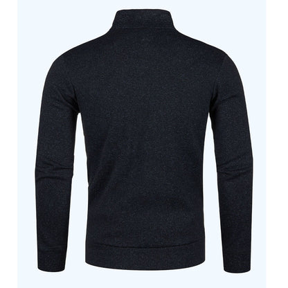 Matteo | Men's Stand Collar Zip Knit Jacket