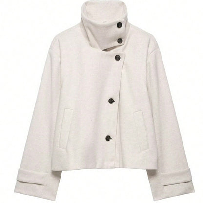 Lucia | Women's Stand Collar Short Jacket