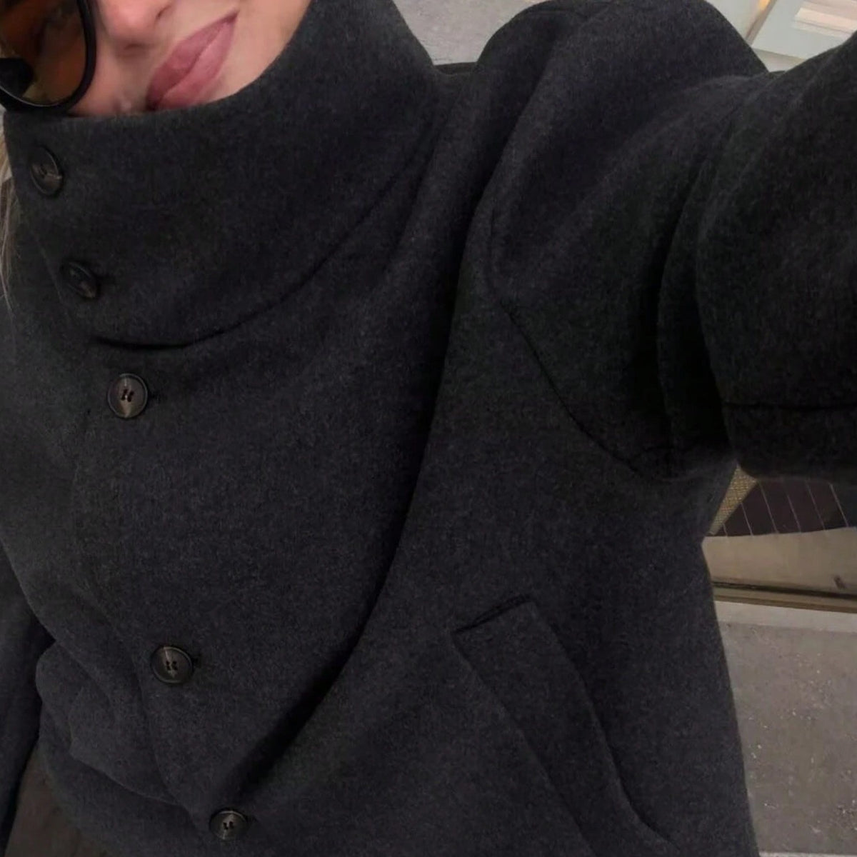 Lucia | Women's Stand Collar Short Jacket