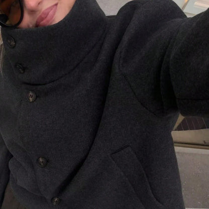Lucia | Women's Stand Collar Short Jacket