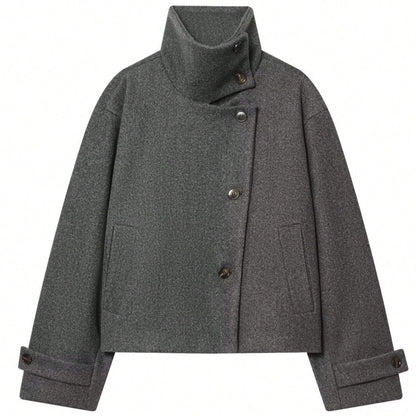 Lucia | Women's Stand Collar Short Jacket