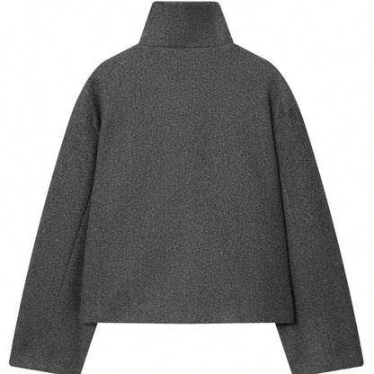 Lucia | Women's Stand Collar Short Jacket