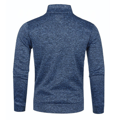 Matteo | Men's Stand Collar Zip Knit Jacket