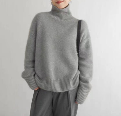 Bianca | Women's Oversized Turtleneck Sweater