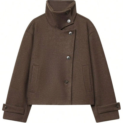 Lucia | Women's Stand Collar Short Jacket