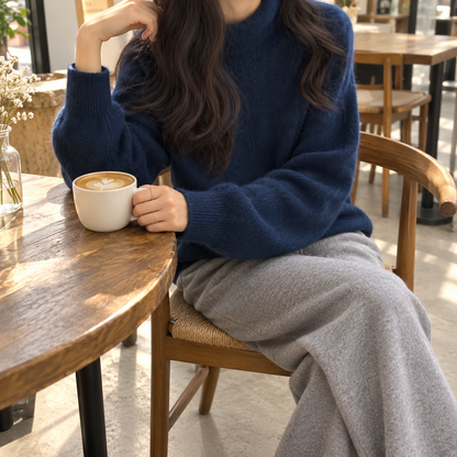 Bianca | Women's Oversized Turtleneck Sweater