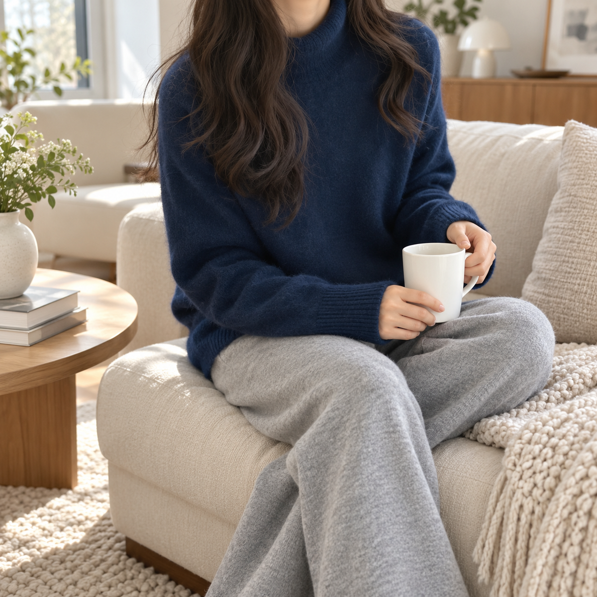 Bianca | Women's Oversized Turtleneck Sweater