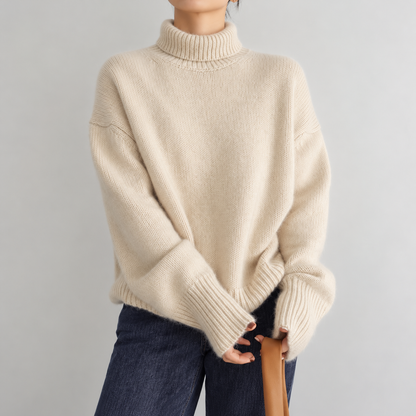 Bianca | Women's Oversized Turtleneck Sweater