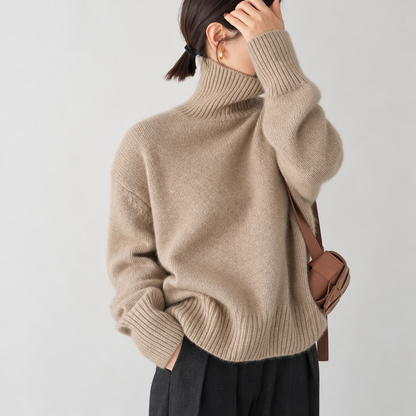 Bianca | Women's Oversized Turtleneck Sweater