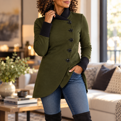 Adriana | Women's Stand Collar Coat