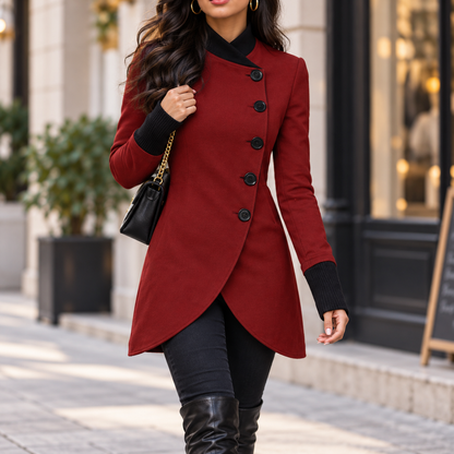 Adriana | Women's Stand Collar Coat