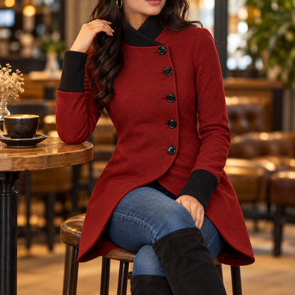 Adriana | Women's Stand Collar Coat