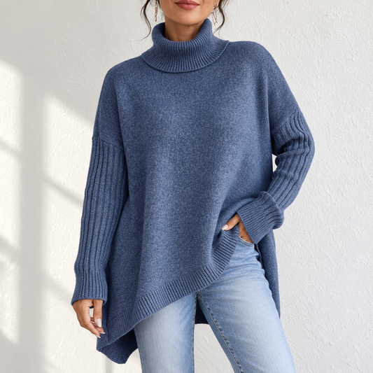 Amelie | Women's Soft Knit Turtleneck Sweater