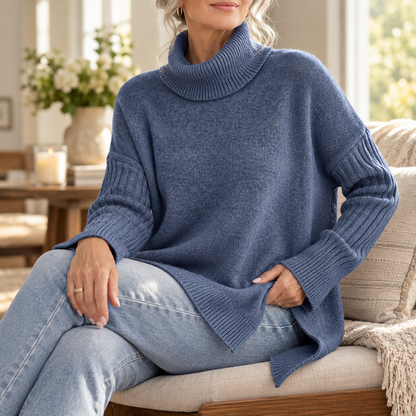 Amelie | Women's Soft Knit Turtleneck Sweater