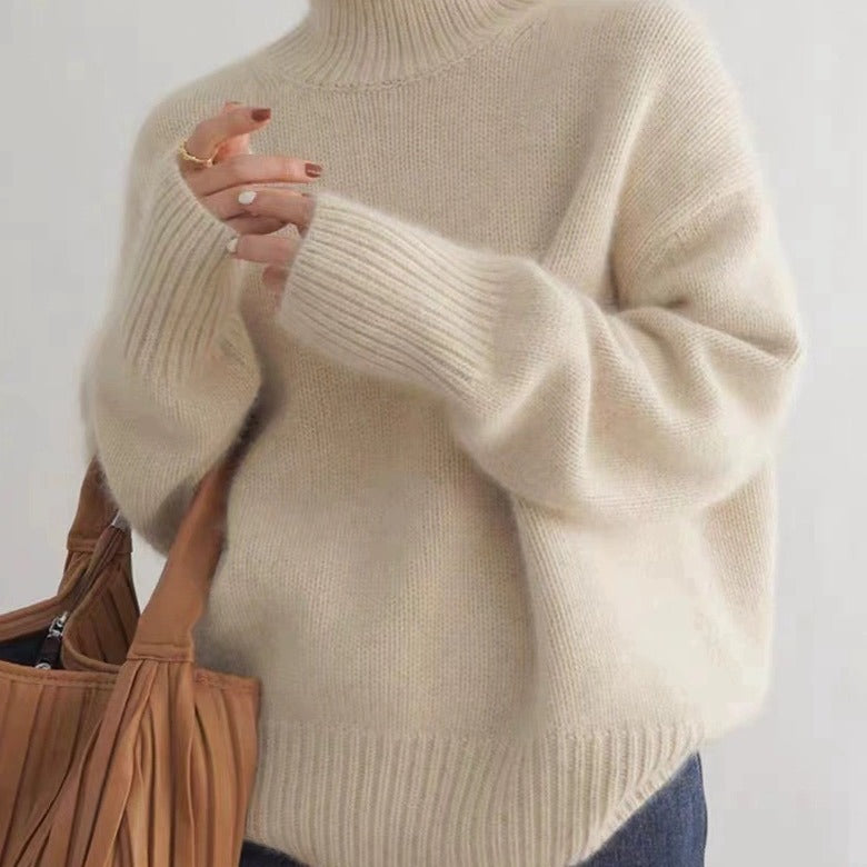 Bianca | Women's Oversized Turtleneck Sweater