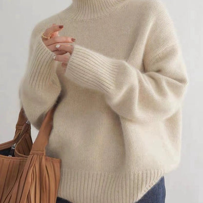 Bianca | Women's Oversized Turtleneck Sweater