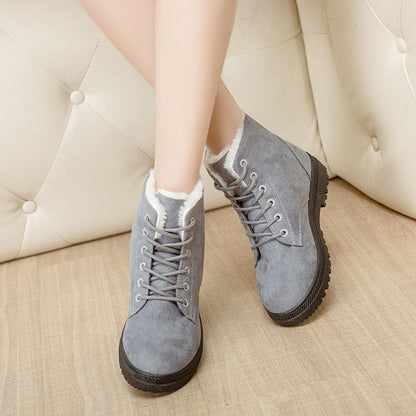 Serafina | Women's Cozy Lace-Up Ankle Boots