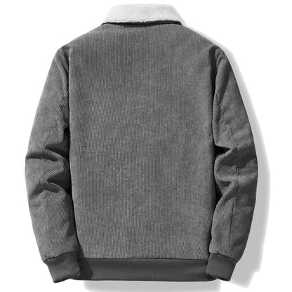 Enzo | Men's Corduroy Zip Jacket