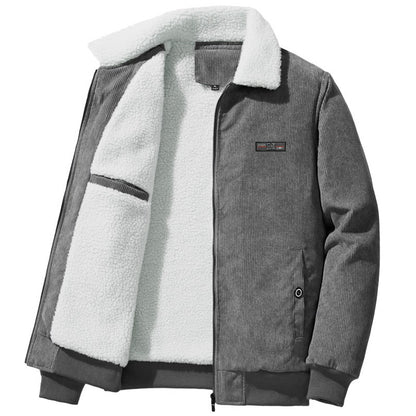 Enzo | Men's Corduroy Zip Jacket
