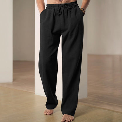Luciano | Men's Linen Casual Trousers