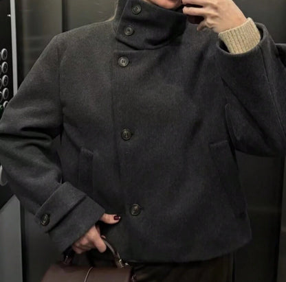 Lucia | Women's Stand Collar Short Jacket