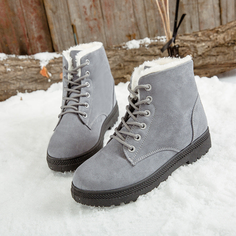 Serafina | Women's Cozy Lace-Up Ankle Boots