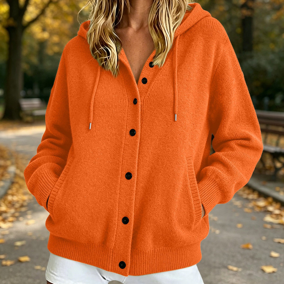 Luciana | Women's Hooded Knit Sweater