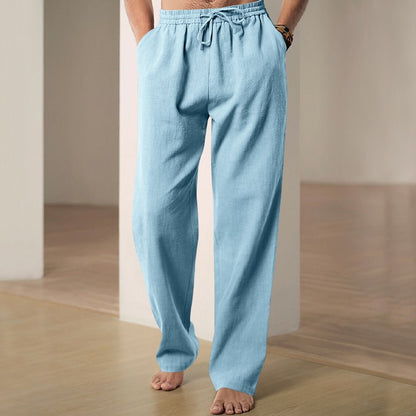 Luciano | Men's Linen Casual Trousers