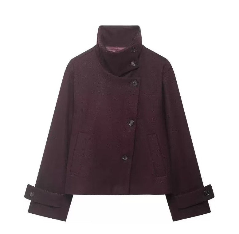 Lucia | Women's Stand Collar Short Jacket
