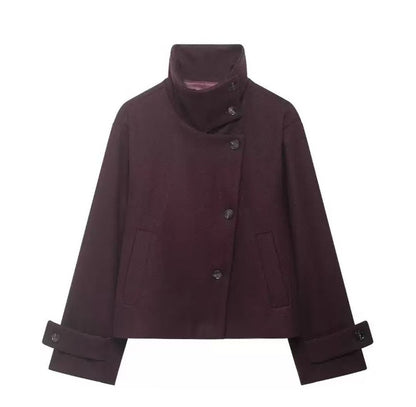 Lucia | Women's Stand Collar Short Jacket