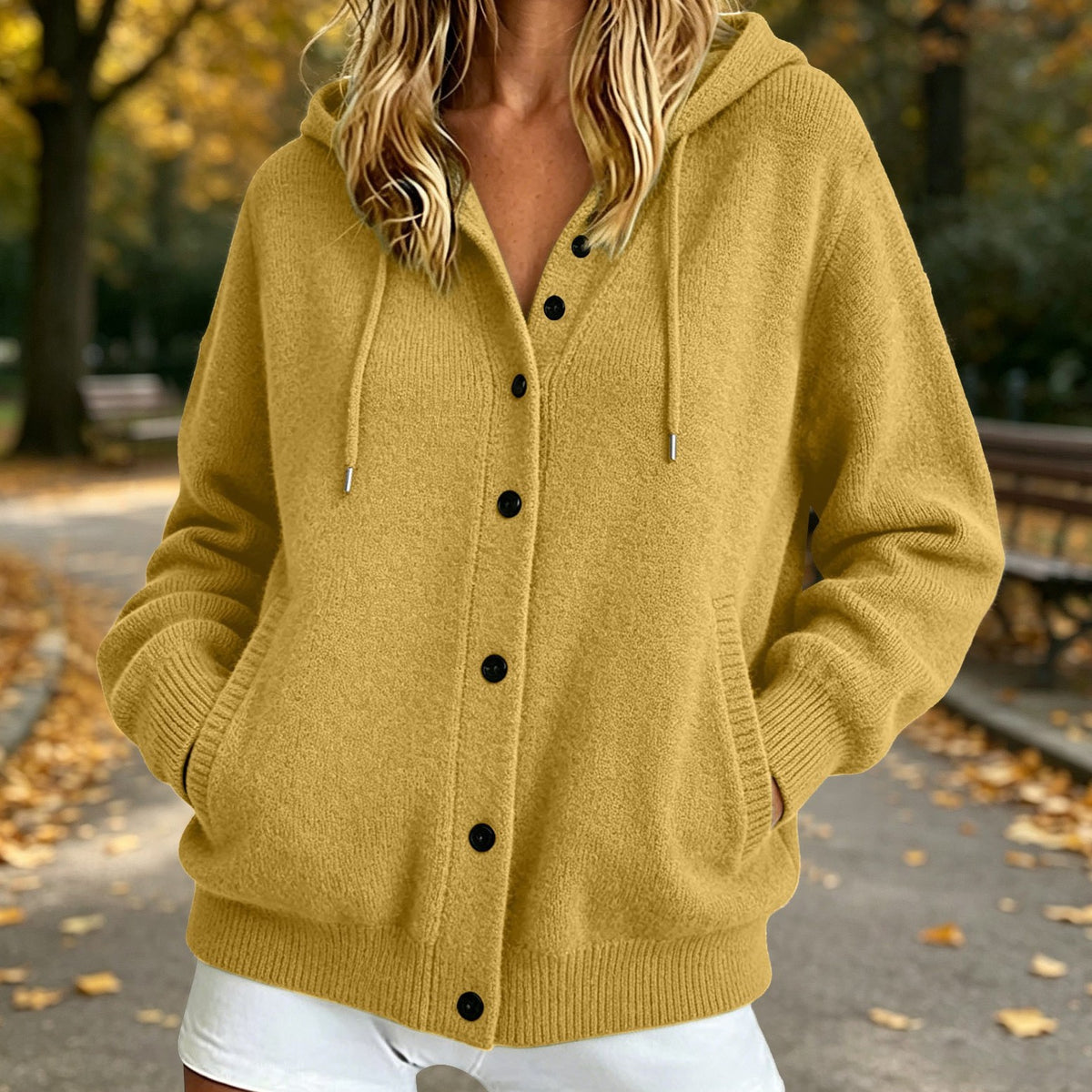 Luciana | Women's Hooded Knit Sweater