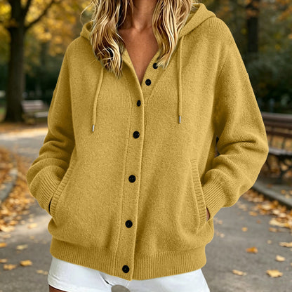 Luciana | Women's Hooded Knit Sweater