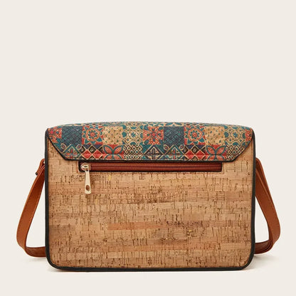 Natalia  Mosaic Cork Crossbody