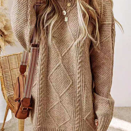 Estelle | Textured Knit Sweater Dress