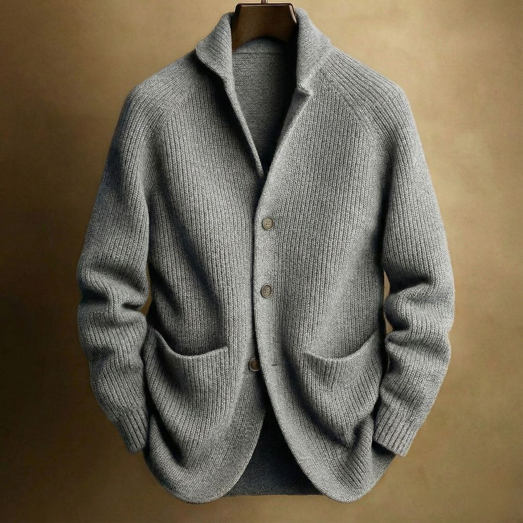 Richmond | Tailored Button-Front Knit Cardigan