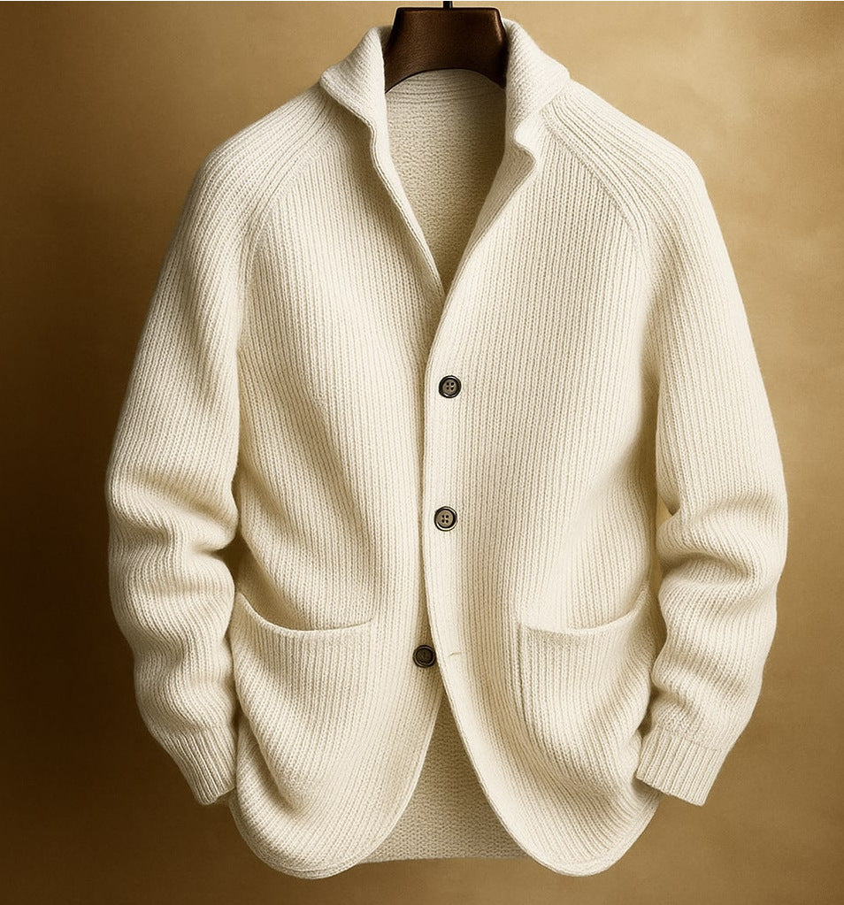 Richmond | Tailored Button-Front Knit Cardigan