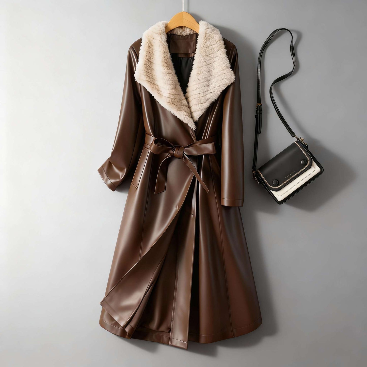 Rosetti Fur Collar Coat