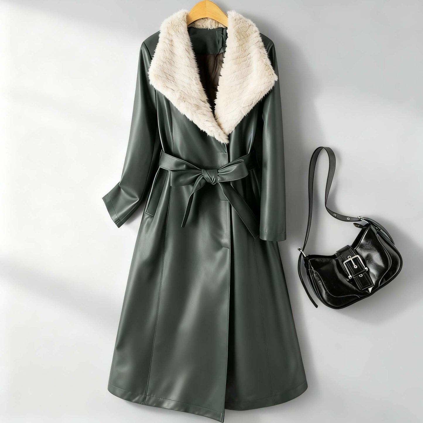Rosetti Fur Collar Coat