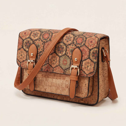 Natalia  Mosaic Cork Crossbody