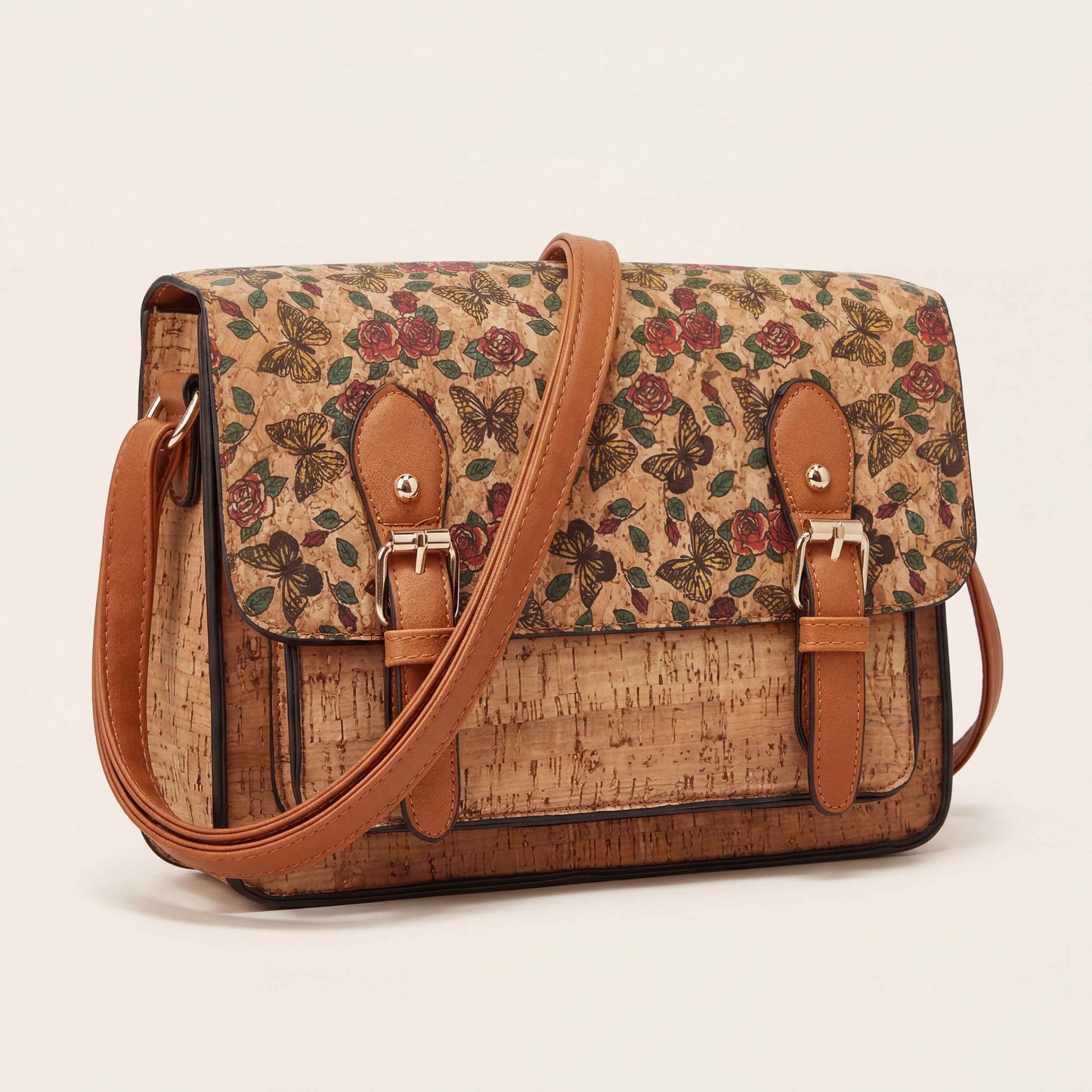 Natalia  Mosaic Cork Crossbody