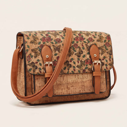 Natalia  Mosaic Cork Crossbody